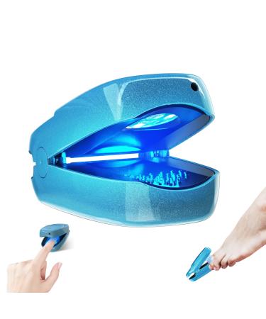 Nail Fungus Laser Treatment Device Home Use Fungus Nail Treatment for Toenail and Fingernail Blue Light Therapy for Onychomycosis Damaged Discolored Thick Toenail