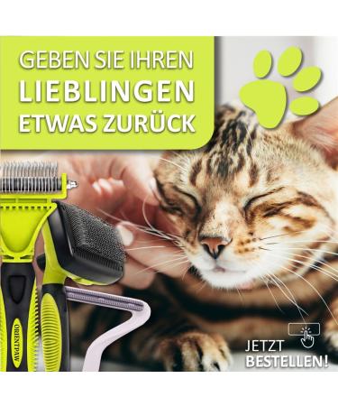Orientpaw Professional Cat Brush Set - 3-in-1 Grooming Solution for Short & Long Hair | 100% Comfort & Hygiene - Perfect for Cat Care - Buy Online on SooperMarket.com