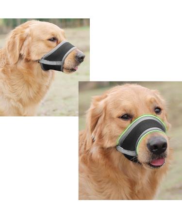 Adjustable Dog Muzzle for Small Medium & Large Dogs - Gray - Prevent Biting Barking & Chewing - Buy Online on SooperMarket.com