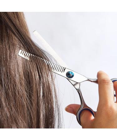 Kyraton Professional Barber Hair Scissors Shears Set with Cutting Scissors  Thinning Scissors  Comb  Clips  lubricating oil  Cleaning Cloth  Case  Premium Hairdressing Shears For Salon and Home. 4.Haircut Set - Buy Online on SooperMarket.com