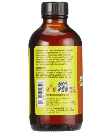 Jamaican Mango & Lime Black Castor Oil 4 oz - Original Formula - Buy Online on SooperMarket.com