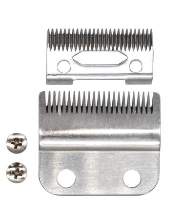 Professional Replacment Blades Set for Hair Clipper Compatible with BaBylissPRO Barberology FX870 FXF880 FX810 FX825 FX673N (Silver)