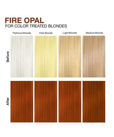 Celeb Luxury Gem Lites Fire Opal Colorditioner - Professional Semi-Permanent Hair Color Depositing Conditioner 8.25 Fl Oz - Buy Online on SooperMarket.com