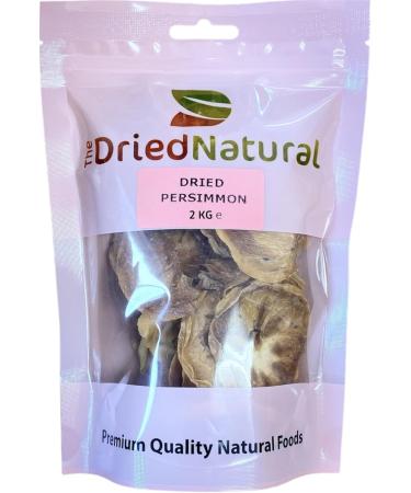 Dried Persimmon Slices Sharon Kaki 100% Natural 1 KG - Premium Quality- The Dried Natural - Buy Online on SooperMarket.com