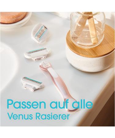 Gillette Venus Deluxe Smooth Sensitive Razor for Women - 5-Layer Blade Rose Gold Perfect Ladies Gift - Buy Online on SooperMarket.com