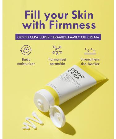 HOLIKA HOLIKA Good Cera Super Ceramide Oil Cream 6.76 fl oz | Best Ceramide Moisturizer for Dry Skin | Hydrating Face & Body Lotion for Men & Women - Buy Online on SooperMarket.com