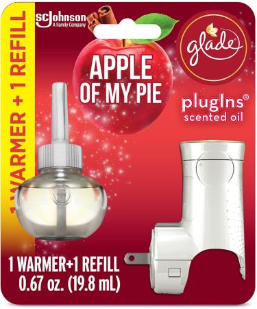 Glade PlugIns Refills Air Freshener Starter Kit - 2 Warmers & 2 Refills Pumpkin Spice & Apple of My Pie - Scented Oil for Home & Bathroom | International Shipping Available - Buy Online on SooperMarket.com
