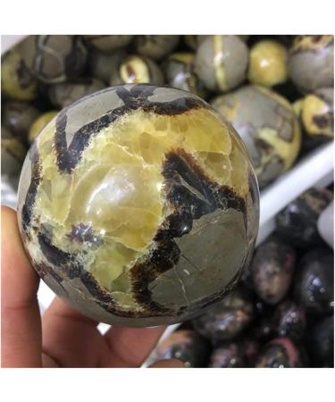 Natural Crystal Rough Natural Sphere Beautiful Natural Dragon Septarian Crystal Sphere Ball Stone 1pc for Decoration Gift Decoration feng Shui. 65-75mm - Buy Online on SooperMarket.com