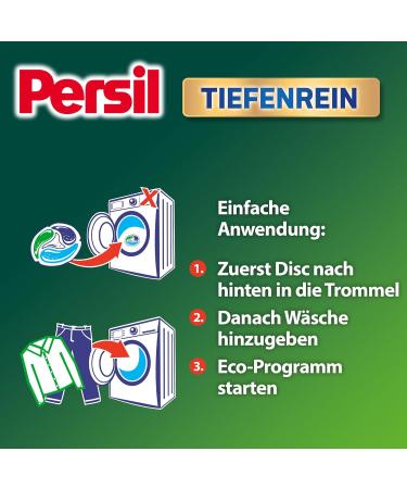 Persil Sensitive 4in1 Discs (104 Washes) - Allergy-Friendly Detergent with Aloe Vera for Sensitive Skin | Ideal for Babies | Effective from 20 C to 95 C - Buy Online on SooperMarket.com