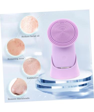 Didiseaon 1pc Facial Cleanser Face Cleansing Brush Cleanser Brush Waterproof Face Brush Deep Cleansing Face Brush Face Cleaning Tool Charging Mode Exfoliating Brush Silica Gel Purple - Buy Online on SooperMarket.com