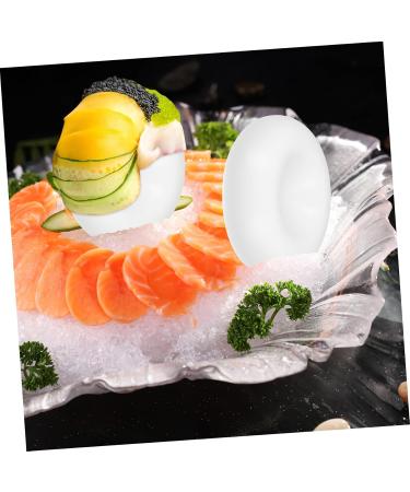 ABOOFAN Display Shelves Sashimi Display Stand Sashimi Setting Mould Table Decors Crafts Seafood Sushi Plate - Buy Online on SooperMarket.com