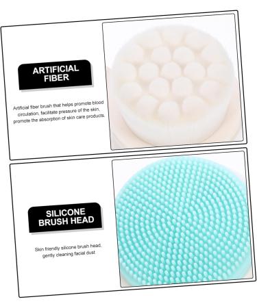 Angoily Manual Face Brush - Deep Clean & Massage Tool for Child & Adult Skin Care | Hard Skin Remover & Pore Cleanser - Buy Online on SooperMarket.com