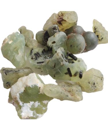 VAGILO 100g Natural Prehnite Grapestone Green Prehnite Silicate Minerals Home Decoration Jewelry Processing 2-5cm 80-100g