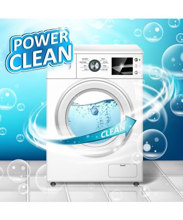 Maravello Washing Machine Cleaner 6-Month Supply - Eco-Friendly Deep Cleaning & Deodorizing Professional Cleaner - Suitable for HE Front Loader & Top Load Washers - 6 Count - Buy Online on SooperMarket.com