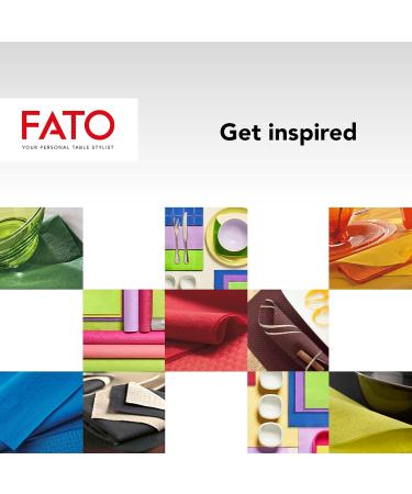 FATO Disposable Paper Napkins - 100 Pack Red 24x24 cm 4-Folded 2-Layer Eco-Friendly & FSC Certified for Aperitifs & Cocktails - Buy Online on SooperMarket.com