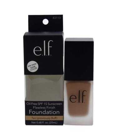 E.L.F. Flawless Finish Foundation Oil Free Tan 0.68 fl oz (20 ml)