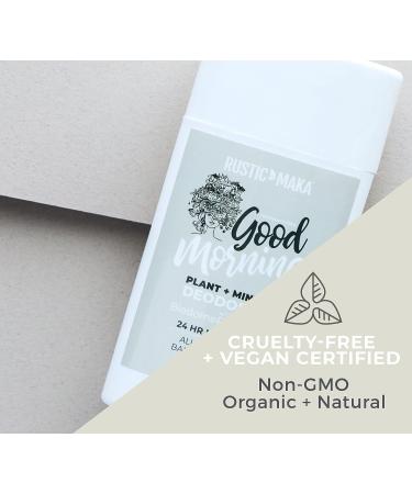 Rustic MAKA Natural Deodorant - Good Morning | Aluminum & Paraben Free | Odor-Neutralizing | Vegan & Cruelty-Free - Buy Online on SooperMarket.com