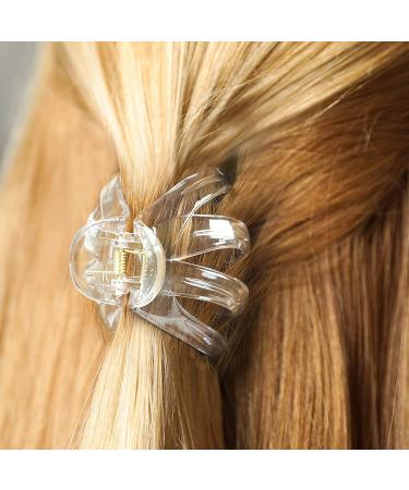 4 Pack Octopus Hair Clips for Thick Long Hair - No Slip Grip (Clear, 8.5 cm) - Buy Online on SooperMarket.com
