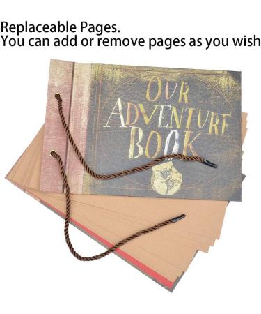 Travel Scrapbook Photo Album - DIY Handmade Adventure Book for Anniversary, Wedding, Traveling, Baby Shower (Movie Up Theme) - Buy Online on SooperMarket.com