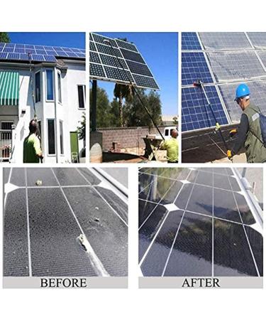 Window Cleaning Pole photovoltaic cleaner Window Cleaning Water-fed Pole Water Fed Brush Water Fed Pole Kit Window Cleaning Pole Water/Hose Fed Pole Window Cleaning Brush 35cm Brush Head 9M/30FT - Buy Online on SooperMarket.com