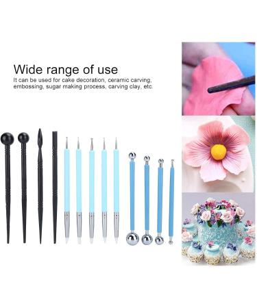 13 PCS Carving Modeling Clay Sculpting Tools Set - Premium Dotting Tools for Art Embossing & Nail Design - International Shipping Available - Buy Online on SooperMarket.com
