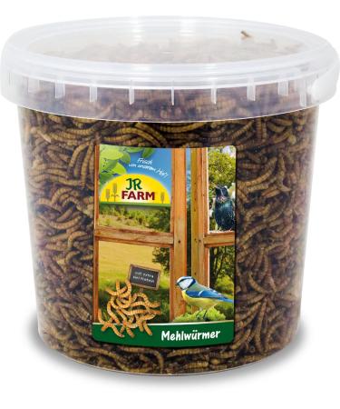 Jr farm garden mealworms 400g bucket