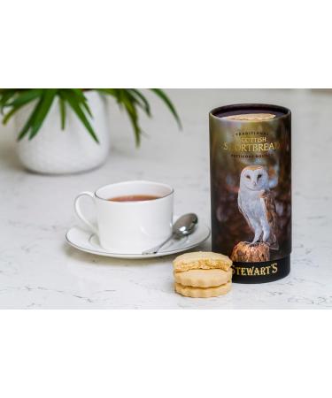 Stewart's - Barn Owl Shortbread Gifting Tube (150g) - Traditionally Made Luxury Scottish Shortbread Delicious Melt-in-Mouth Biscuits Ideal Grab Sized Treat to Share 40 Years Heritage - Buy Online on SooperMarket.com