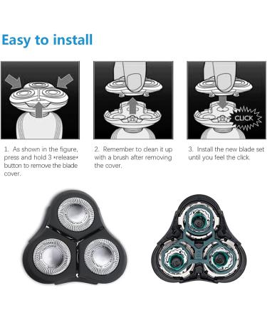 RQ11 Replacement Head for Philips Norelco Shaver Series RQ11/YS11 1 pack - Buy Online on SooperMarket.com