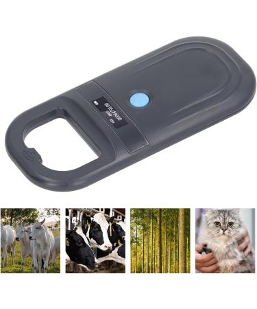Portable Pet ID Microchip Reader | 134.2kHz Black Rechargeable Animal Chip Scanner | Pet Tag Scanner for Global Shipping - Buy Online on SooperMarket.com