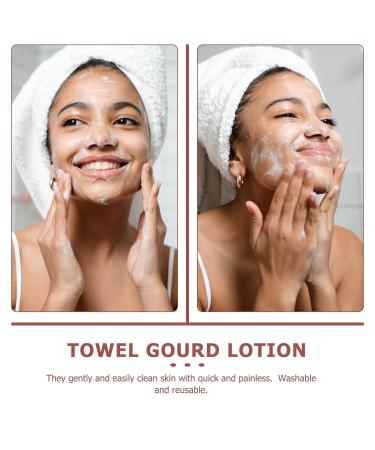 11Pcs Exfoliating Face Loofah Sponge Set - Facial Cleansing Scrubber & Bath Pads for Spa & Shower - Buy Online on SooperMarket.com