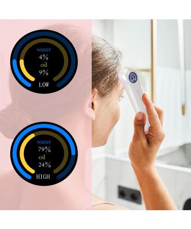 TYTOGE Facial Hydration Tester LCD Display Facial Skin Care Moisture Analyzer High Accuracy Integrated Water Oil Sensor Monitor - Buy Online on SooperMarket.com