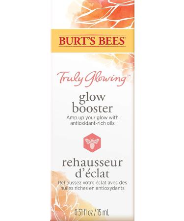 Burt's Bees Truly Glowing Reawakening Glow Booster Face Serum with Antioxidant-Rich Oils 100% Natural Origin Developed with Dermatologists 15mL Glow Booster With Antioxidant-Rich oils - Buy Online on SooperMarket.com