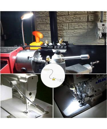 Amazing power Sewing Machine Light LED Flexible Gooseneck Work Lamp with Magnetic Mount Base for Workbench Lathe Drill Press - Buy Online on SooperMarket.com