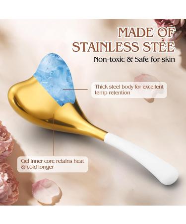 Ice Globes -Facial Skin Care Tools for Women Cryo Sticks -Unbreakable Stainless Steel and Special Design Esthetician Supplies Cooling Spa Globes - Buy Online on SooperMarket.com