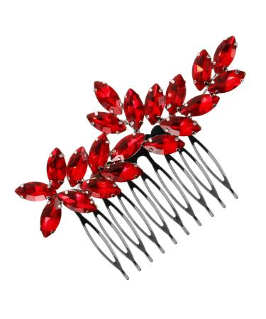 Gogogmee Bridal Headwear Hair Comb Bridal Hair Accessories Hair Side Comb Wedding Hair Accessories for Brides Diamond Hair Accessories Wedding Hair Clips for Brides