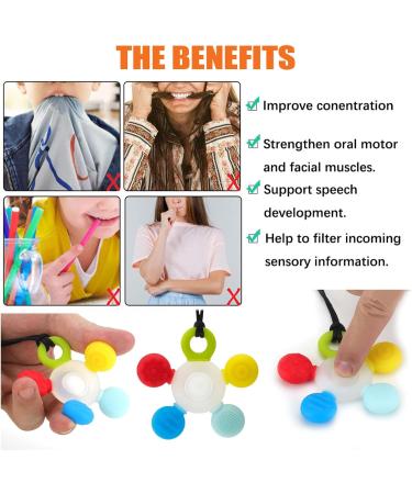 Seeway Silicone Chewy Necklace for Sensory Kids - Oral Motor Aid for Autism, Anxiety, ADHD & SPD - Buy Online on SooperMarket.com