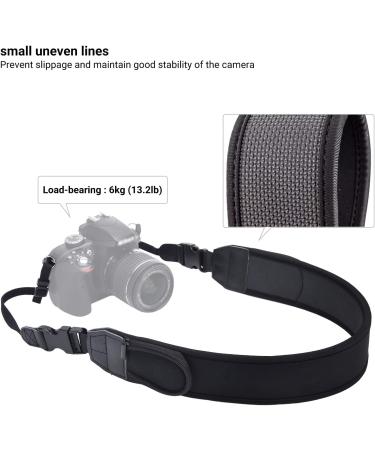 Soft Neoprene Shoulder Neck Strap for DSLR Cameras | Quick-Release Strap for Canon, Nikon, Sony & More - Buy Online on SooperMarket.com