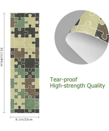 Colorful Camouflage Skateboard Grip Tape - 9 x 33 Sheet for Scooter Deck | High-Quality Sand Paper - Buy Online on SooperMarket.com
