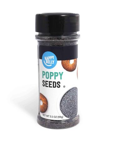 Amazon Brand - Happy Belly Poppy Seeds, 3.5 Ounces