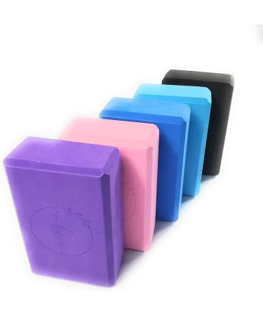 BE EVA Foam Yoga Block 9x6x3 - Lightweight & Odorless Support for Yoga, Pilates & Physical Therapy - Pink - Buy Online on SooperMarket.com