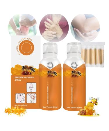 Body Therapy Bee Venom Joint & Bone Therapy Spray - Bee Venom Serum Spray Provides for Back Neck Hands Feet (2 Pcs)