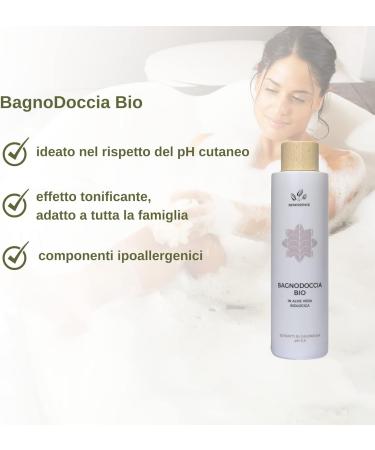 Benessence - Organic Aloe Vera Shower Gel - 250 ml - Buy Online on SooperMarket.com