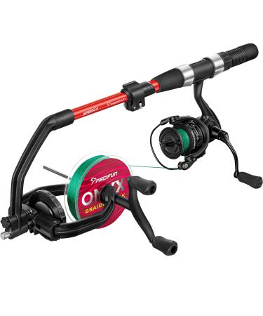 Piscifun Speed X Fishing Line Spooler Machine with Unwinding Function - Fishing line Winder Spooler Fishing line Spooling Station Works with Spinning Reel, Cast Reel and Spincast Reel