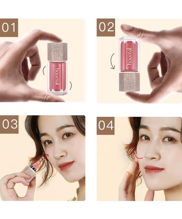 Paminify Soft Cream Liquid Blush - Lightweight & Blendable Dewy Blush Stick | Cruelty-free Smokey Pink Shade - Buy Online on SooperMarket.com