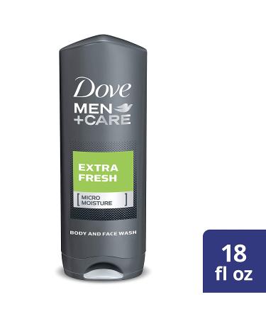 Dove Men+Care Extra Fresh Body & Face Wash 18 fl oz - Refreshing Clean for Men - Buy Online on SooperMarket.com