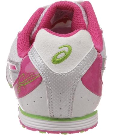 ASICS Women's Hyper-Rocketgirl 5 Track & Field Shoe 9.5 - White/Fuchsia/Green - Buy Online on SooperMarket.com