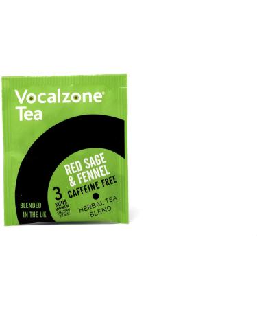 Vocalzone Tea for Throat & Voice Care - Red Sage & Fennel. Caffeine Free Herbal Tea Blend. 25 Tea Bags. Contains Liquorice Root - Buy Online on SooperMarket.com