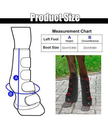 Red Light Therapy Belt for Horse Leg 850nm Infrared & 660nm LED Red Light Therapy Wrap Red Light Therapy Pad Left - Buy Online on SooperMarket.com