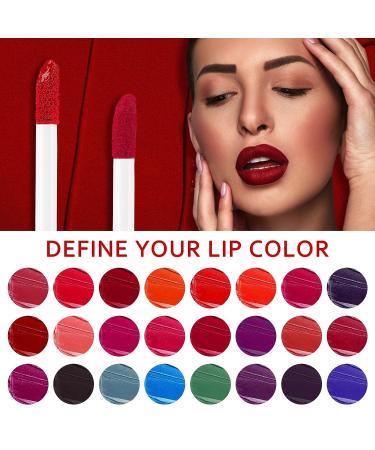 Luxsea Matte Liquid Lipstick Set - 24 Colors Waterproof Long Lasting Lip Kit - Buy Online on SooperMarket.com