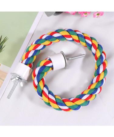 Balacoo Bird Perch Rope Bungee Bird Toy Cage Parrot Chewing Toy (40cm) Size 1 - Buy Online on SooperMarket.com